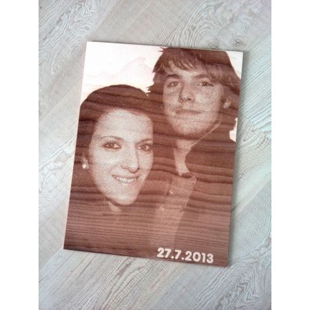 Dřevěný obraz z fotky