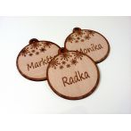 Vánoční ozdoby s vlastním textem