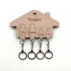 Věšák na klíče 2 - 5 postaviček