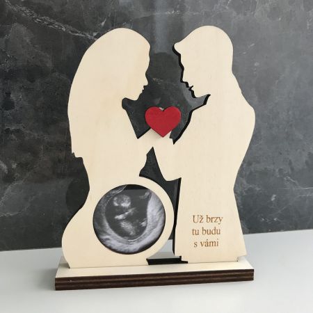 Rámeček na foto ultrazvuku