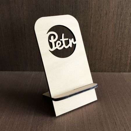 Stojánek na mobil se jménem