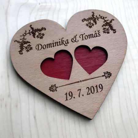Podnos na snubní prsteny