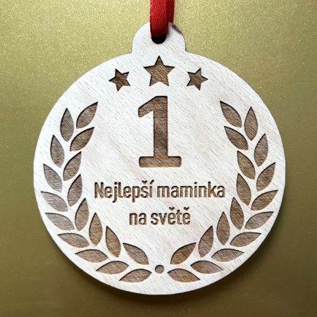 Medaile - Nejlepší maminka - s věnováním