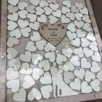 Obraz se srdíčky - kniha hostů (guestbook)