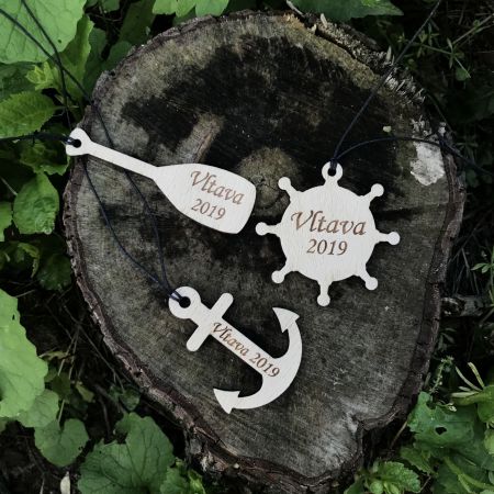 Přívěšek pro vodáky - různé druhy